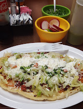 Traditional Mexican dishes menu