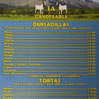 Taqueria La Candelaria quesadillas menu